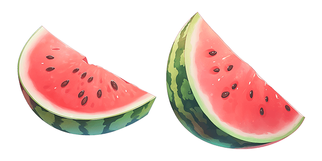 watermelon slices custom cursor