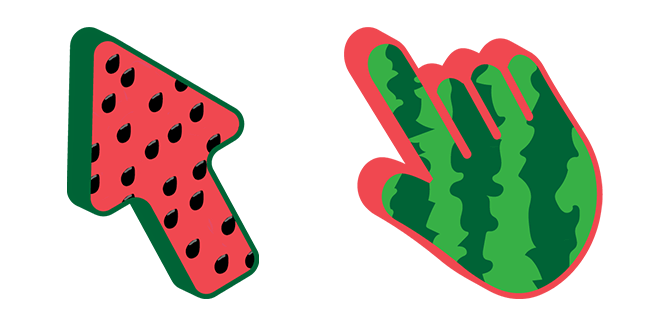 watermelon texture custom cursor