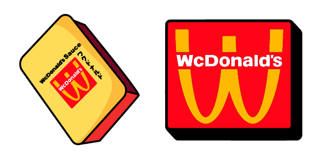 wcdonalds sauce logo custom cursor