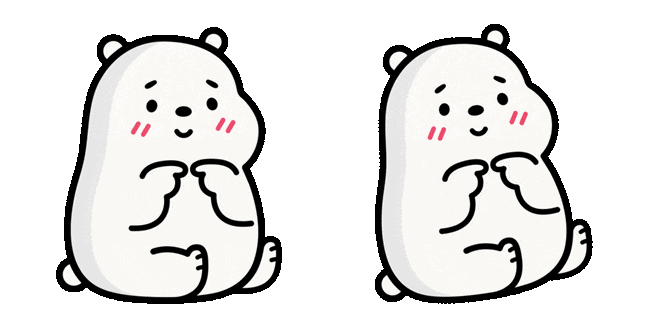 we bare bears ice bear uwu animated custom cursor