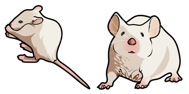 white rat custom cursor