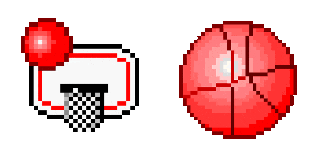 windows 95 98 basketball hoop ball animated custom cursor