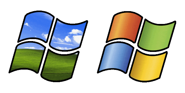 windows xp logo animated custom cursor