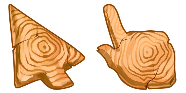 wood custom cursor 1