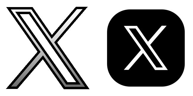 x logo animated custom cursor