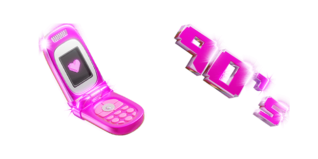 y2k pink aesthetic 3D custom cursor