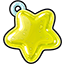 Yellow Candy Star & Arrow
