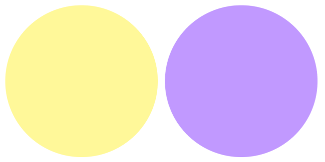 prank yellow purple circle custom cursor