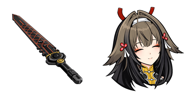 zenless zone zero ye shunguang sword custom cursor