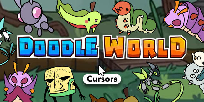 doodle world cursors collection