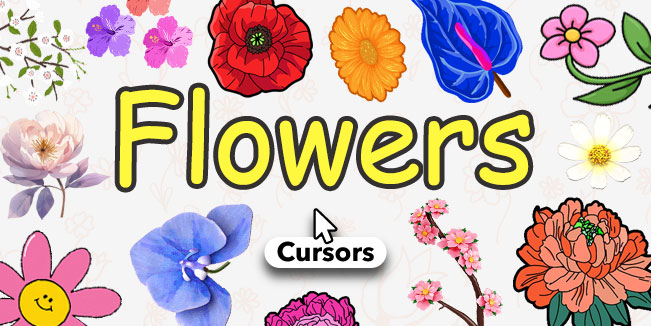 flowers cursor collection