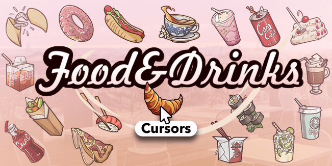 food drinks cursors collection