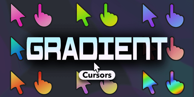 gradient cursors collection