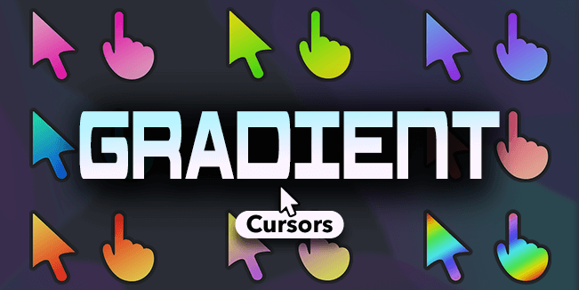 Fig Fruit Gradient Cursor - Sweezy Custom Cursors