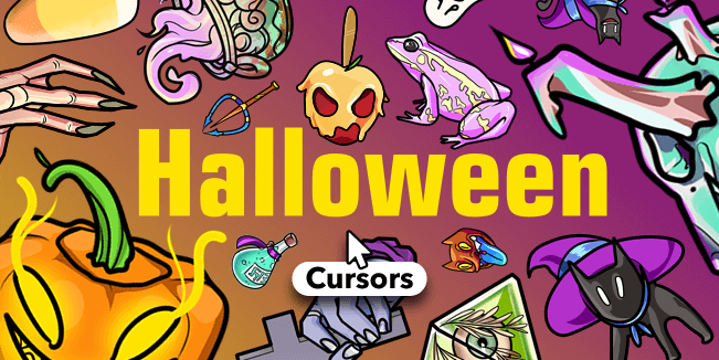 halloween cursors collection