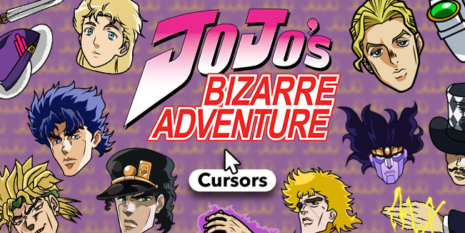 jojos bizarre adventure cursors collection