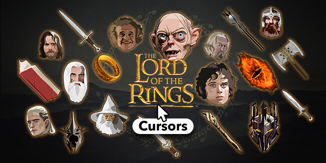 lord of the rings cursors collection