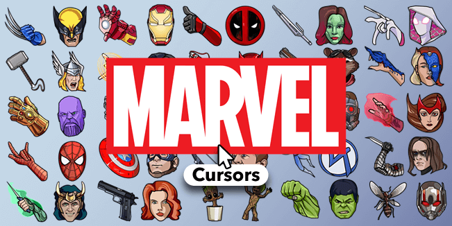 marvel cursors collection