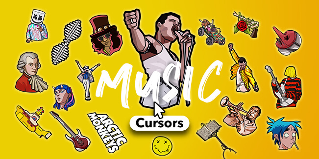 music cursors collection