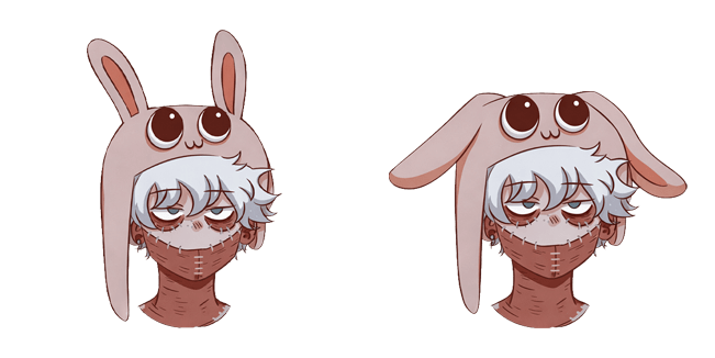 my hero academia dabi funny hat custom cursor