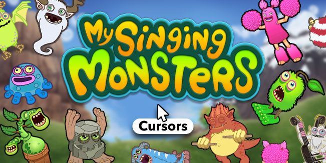 my singing monsters cursors collection