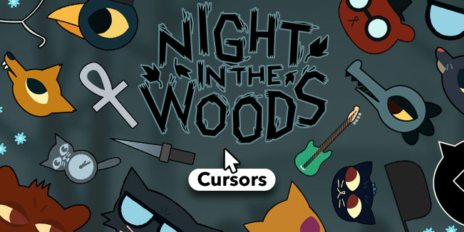 night in the woods cursors collection