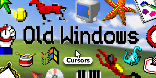old windows cursors collection