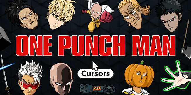 one punch man cursors collection