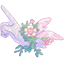 Pastel Fairy Floral Leaf & Magic Hand