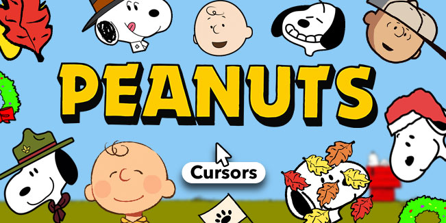 peanuts cursors collection