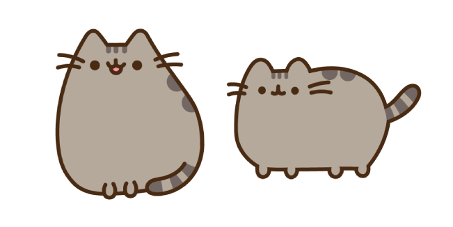 pusheen the cat custom cursor