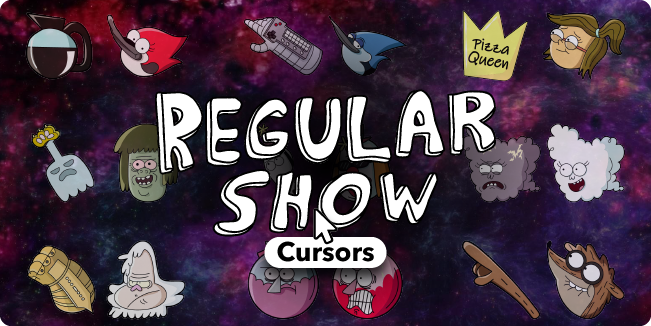 regular show cursors collection