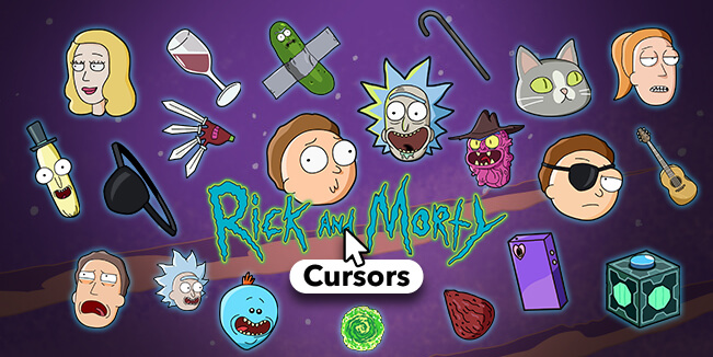 rick and morty cursors collection