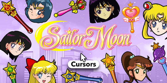 sailor moon cursors collection