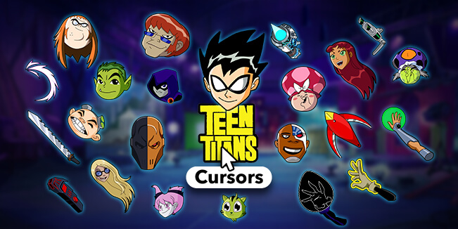 teen titans cursors collection