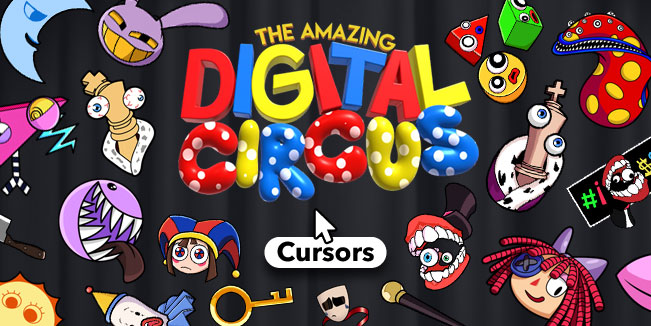the amazing digital circus cursors collection
