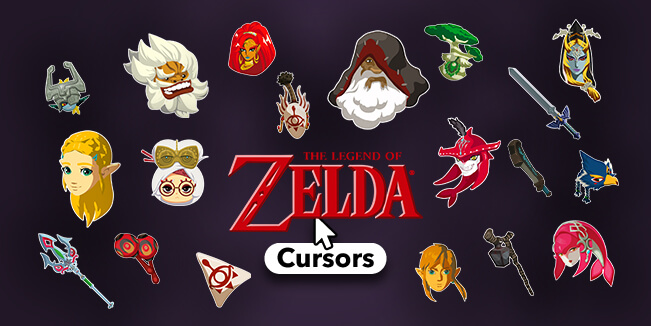 the legend of zelda cursor collection