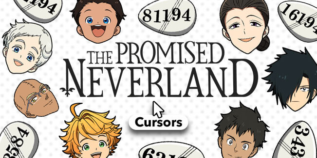 the promised neverland cursors collection