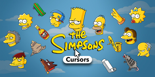 the simpsons cursor collection