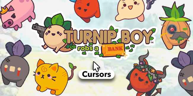 turnip boy robs a bank cursors collection
