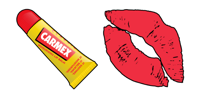 vsco carmex kiss lips custom cursor