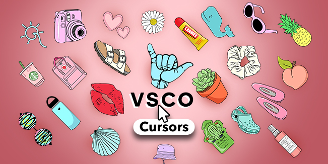 VSCO Girl Wi-Fi and Phone cursor – Custom Cursor